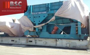 ورود ماشین آلات به مجموعه ذوب آهن بیستون